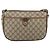 Borsa Sherry Line GG Supreme Web di GUCCI in PVC beige e oro 89 02 077 Auth BA10130 D'oro - vista 13