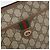 Borsa Sherry Line GG Supreme Web di GUCCI in PVC beige e oro 89 02 077 Auth BA10130 D'oro - vista 18