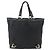 Borsa Tote Abbey GG Canvas Gucci Nero Oro 130739 Auth 170301 D'oro - vista 2