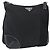 Borsa a spalla PRADA in nylon nero argento autentica bs33078