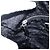 Borsa a spalla PRADA in nylon nero argento autentica bs33078 - vista 20