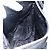 Borsa a spalla PRADA in nylon nero argento autentica bs33078 - vista 21