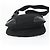 Borsa a spalla PRADA in nylon nero argento autentica bs33078 - vista 5
