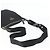Borsa a spalla PRADA in nylon nero argento autentica bs33078 - vista 7