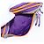 Borsa a vita GUCCI in nylon viola argento 752102 Auth bs32891V Porpora - vista 22