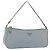 PRADA Accessory Pouch Nylon Light Blue Silver Auth 170583 Silvery