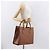 Borsa a mano in pelle Gucci Bamboo marrone oro 002 1186 0260 Auth ep13219 D'oro - vista 21