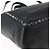 Valentino Bolsa Tote de couro 2 em 1 Preto Prata Auth BA9899 - vista 17
