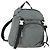 PRADA Backpack Nylon Gray Silver Auth BA10134 Brown Silvery