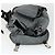 PRADA Backpack Nylon Gray Silver Auth BA10134 Brown Silvery - view 10