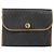 Borsa a spalla in tela a nido d'ape PVC nera e oro Christian Dior Auth ka2128 Nero D'oro - vista 13