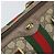 Borsa Gucci GG Supreme Web Sherry Line PVC Beige Oro 39 02 006 Auth 170110 D'oro - vista 17