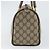 Borsa Gucci GG Supreme Web Sherry Line PVC Beige Oro 39 02 006 Auth 170110 D'oro - vista 4
