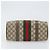 Borsa Gucci GG Supreme Web Sherry Line PVC Beige Oro 39 02 006 Auth 170110 D'oro - vista 5