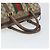 Borsa Gucci GG Supreme Web Sherry Line PVC Beige Oro 39 02 006 Auth 170110 D'oro - vista 7