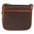 Céline Borsa a spalla in tela Macadam CELINE in pelle PVC marrone oro Auth 170338 D'oro - vista 2