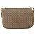 Gucci Borsa a Spalla Micro GG Supreme PVC Beige Oro Auth ep13175 D'oro - vista 2