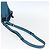 LOEWE Anagram Hammock Mini Borsa a Corda in Pelle Blu Oro Auth BA10330SM D'oro - vista 8