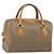 Gucci Borsa Boston Micro GG Supreme PVC Beige Oro 002 58 0165 Auth ep13225 D'oro