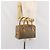Gucci Borsa Boston Micro GG Supreme PVC Beige Oro 002 58 0165 Auth ep13225 D'oro - vista 23