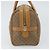 Gucci Borsa Boston Micro GG Supreme PVC Beige Oro 002 58 0165 Auth ep13225 D'oro - vista 3