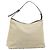 Burberry Borsa a Spalla in Nylon Beige Argento Auth bs33084
