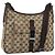 Borsa a Spalla GG Canvas Gucci Beige Argento 131211 Auth 170502