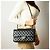 Timeless Chanel Borsa a spalla matelassé in pelle caviar nera con doppio flap classico medio Nero - vista 3