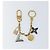 LOUIS VUITTON Portachiavi in metallo Chain Caleido V Charm oro M67379 LV Auth 170801 - vista 2