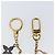 LOUIS VUITTON Portachiavi in metallo Chain Caleido V Charm oro M67379 LV Auth 170801 - vista 6
