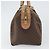 Céline Borsa a mano in tela Macadam CELINE in pelle PVC marrone e oro Auth 170409 D'oro - vista 3