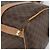 Céline Borsa a mano in tela Macadam CELINE in pelle PVC marrone e oro Auth 170409 D'oro - vista 9