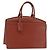 LOUIS VUITTON Borsa a Mano Epi Riviera Marrone M48183 LV Auth 169585