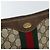 Borsa a Spalla GUCCI GG Supreme Web Sherry Line PVC Beige Rosso Auth 170320 - vista 17