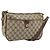 Borsa Sherry Line GG Supreme Web di GUCCI in PVC beige e oro 89 02 077 Auth ka2041 D'oro