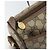 Borsa Sherry Line GG Supreme Web di GUCCI in PVC beige e oro 89 02 077 Auth ka2041 D'oro - vista 10