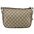 Borsa Sherry Line GG Supreme Web di GUCCI in PVC beige e oro 89 02 077 Auth ka2041 D'oro - vista 2