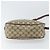 Borsa Sherry Line GG Supreme Web di GUCCI in PVC beige e oro 89 02 077 Auth ka2041 D'oro - vista 5