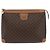 Céline Clutch in tela Macadam CELINE in pelle PVC marrone oro Auth 170341 D'oro - vista 13