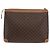 Céline Clutch in tela Macadam CELINE in pelle PVC marrone oro Auth 170341 D'oro - vista 2