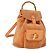 Zaino in suede Gucci Bamboo arancione oro Auth 169373 D'oro