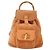 Zaino in suede Gucci Bamboo arancione oro Auth 169373 D'oro - vista 13