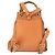 Zaino in suede Gucci Bamboo arancione oro Auth 169373 D'oro - vista 2
