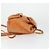 Zaino in suede Gucci Bamboo arancione oro Auth 169373 D'oro - vista 3