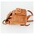 Zaino in suede Gucci Bamboo arancione oro Auth 169373 D'oro - vista 4