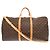 Borsa Boston Keepall Bandoulière 60 Monogram Louis Vuitton Marrone