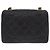 Borsa a Spalla Mini Matelassé in Satin Chanel Nero - vista 2