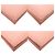 Borsa a spalla in pelle rosa Gucci Swing 368231 - vista 4