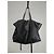 Borsa shopping Roberto Cavalli Monogramma Mirror Snake in pelle nera Nero - vista 2