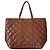Borsa tote XL Vanessa Bruno in pelle trapuntata marrone